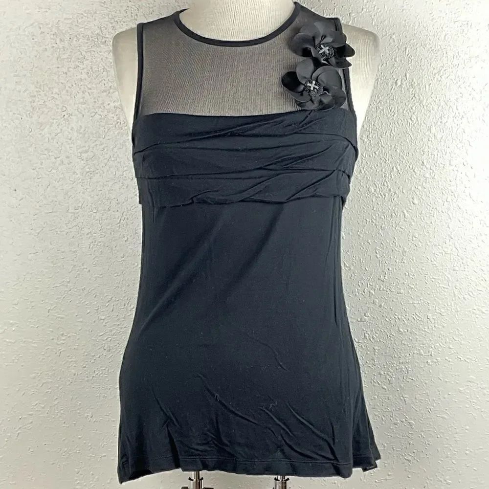 Pre-Loved Forever 21 Womens Black Tank Top Size M